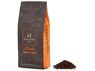 Zrnková káva Caffe Morandini Supercrema 1kg Podíl Arabica/Robusta - 40/60