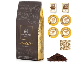 Zrnková káva Caffe Morandini ORO 1kg Podíl Arabica/Robusta - 90/10